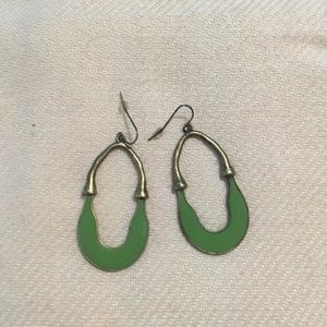 Pretty green earrings